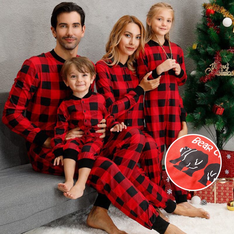 Luis™ | Karierter Pyjama-Einteiler