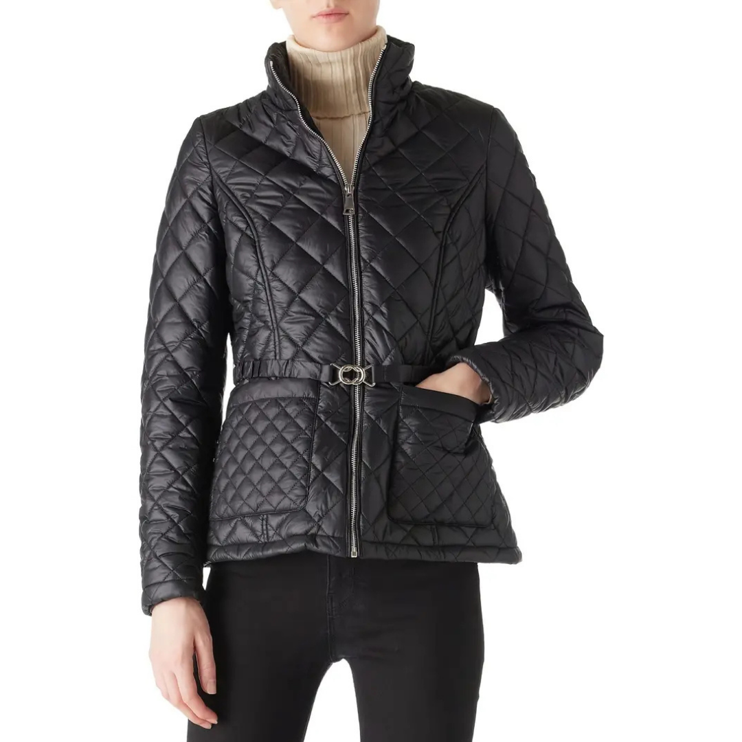Susi™|gefütterte Jacke mit Karomuster