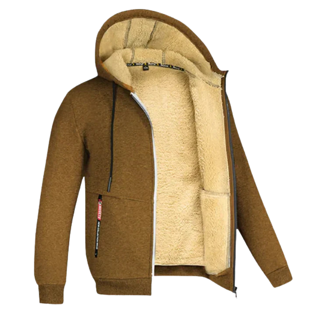 Hans™|Jacke mit Kapuze und Fleece