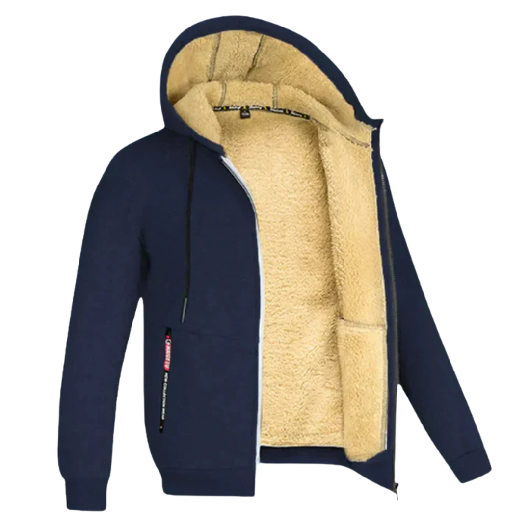 Hans™|Jacke mit Kapuze und Fleece