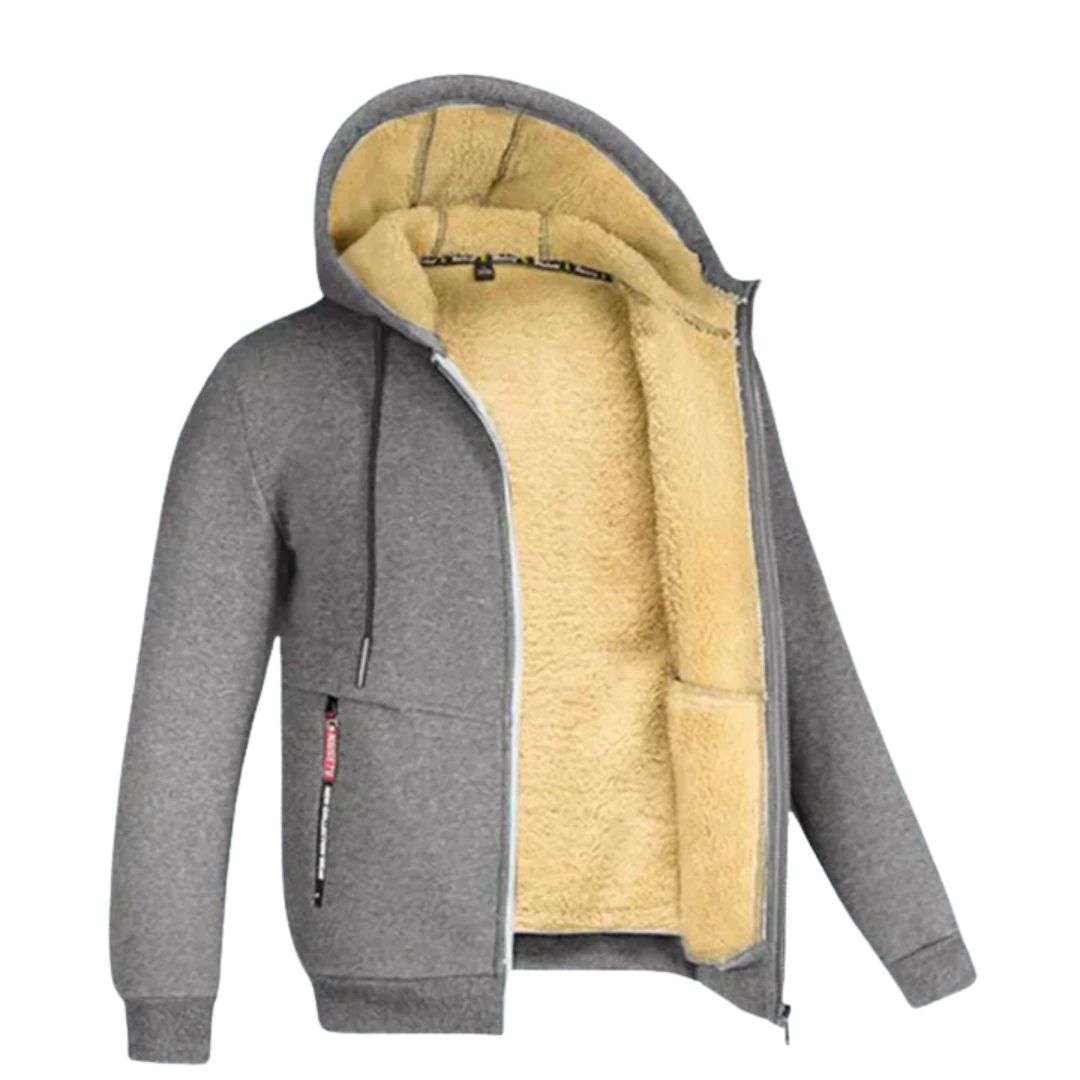 Hans™|Jacke mit Kapuze und Fleece