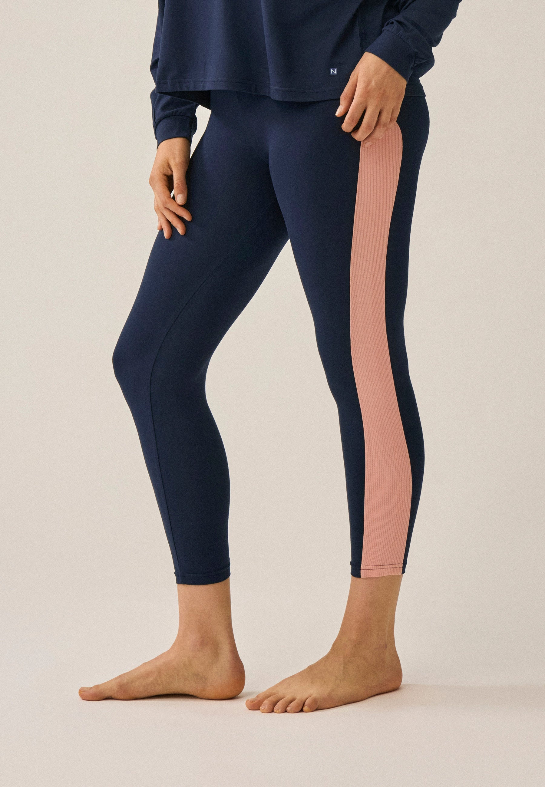 Tessa™ | Leggings mit Mesh-Einsatz - Dunkelblau