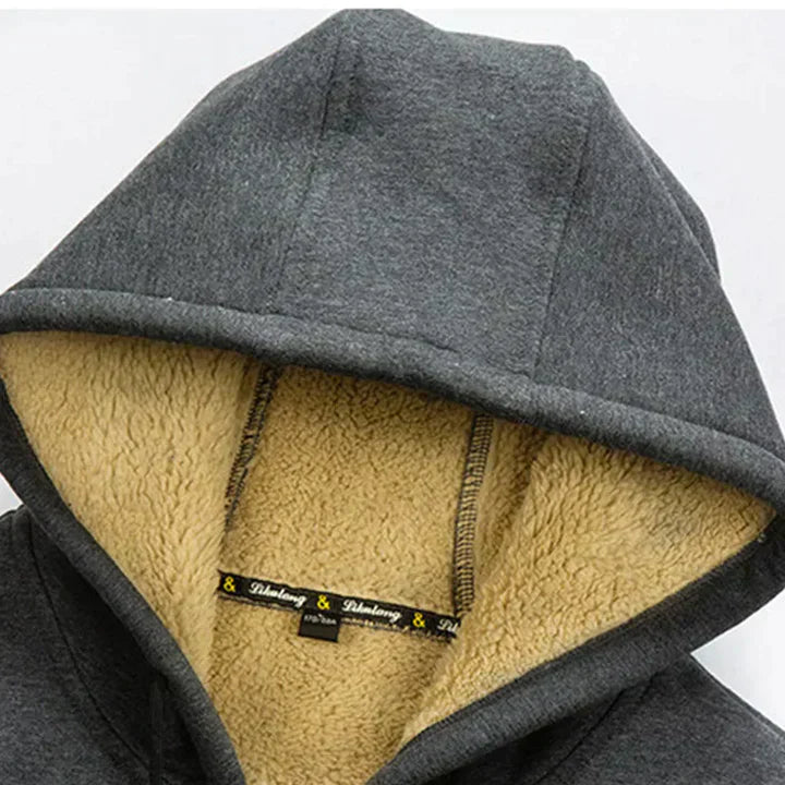 Hans™|Jacke mit Kapuze und Fleece