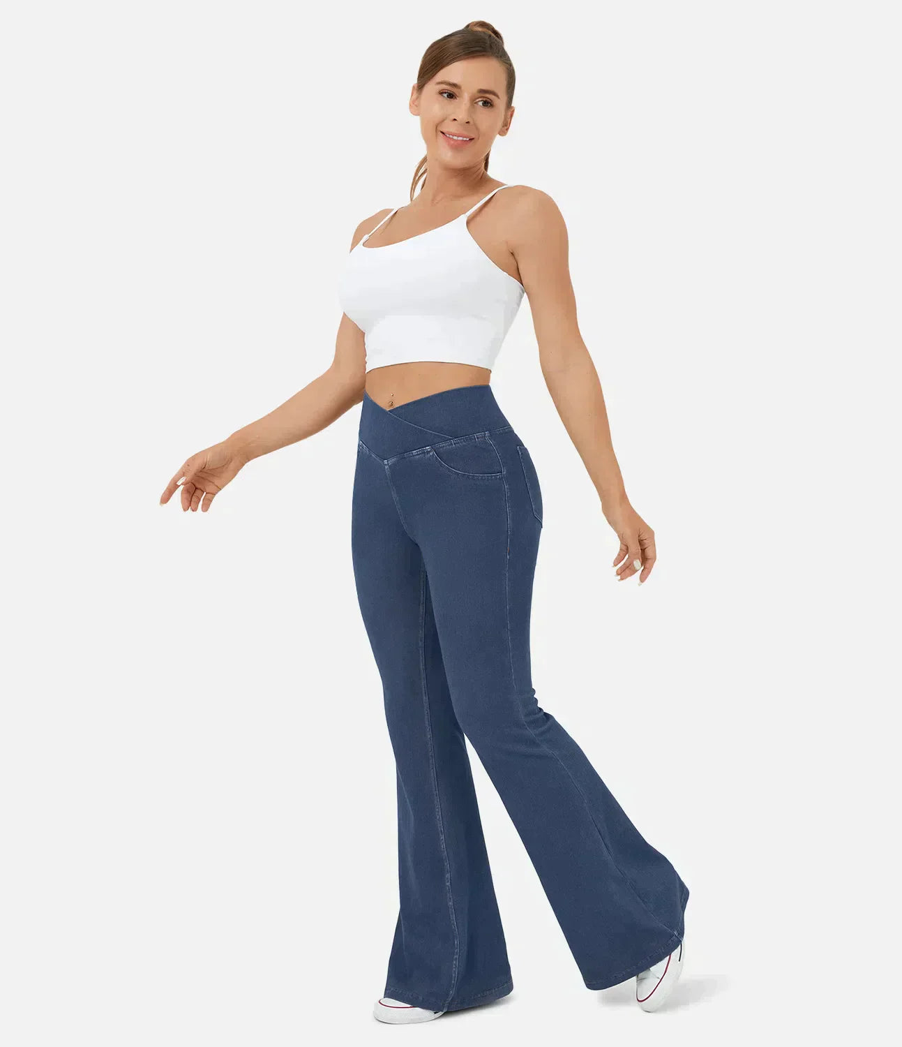 Carolin™ | Dehnbare Röhrenjeans mit hoher Taille