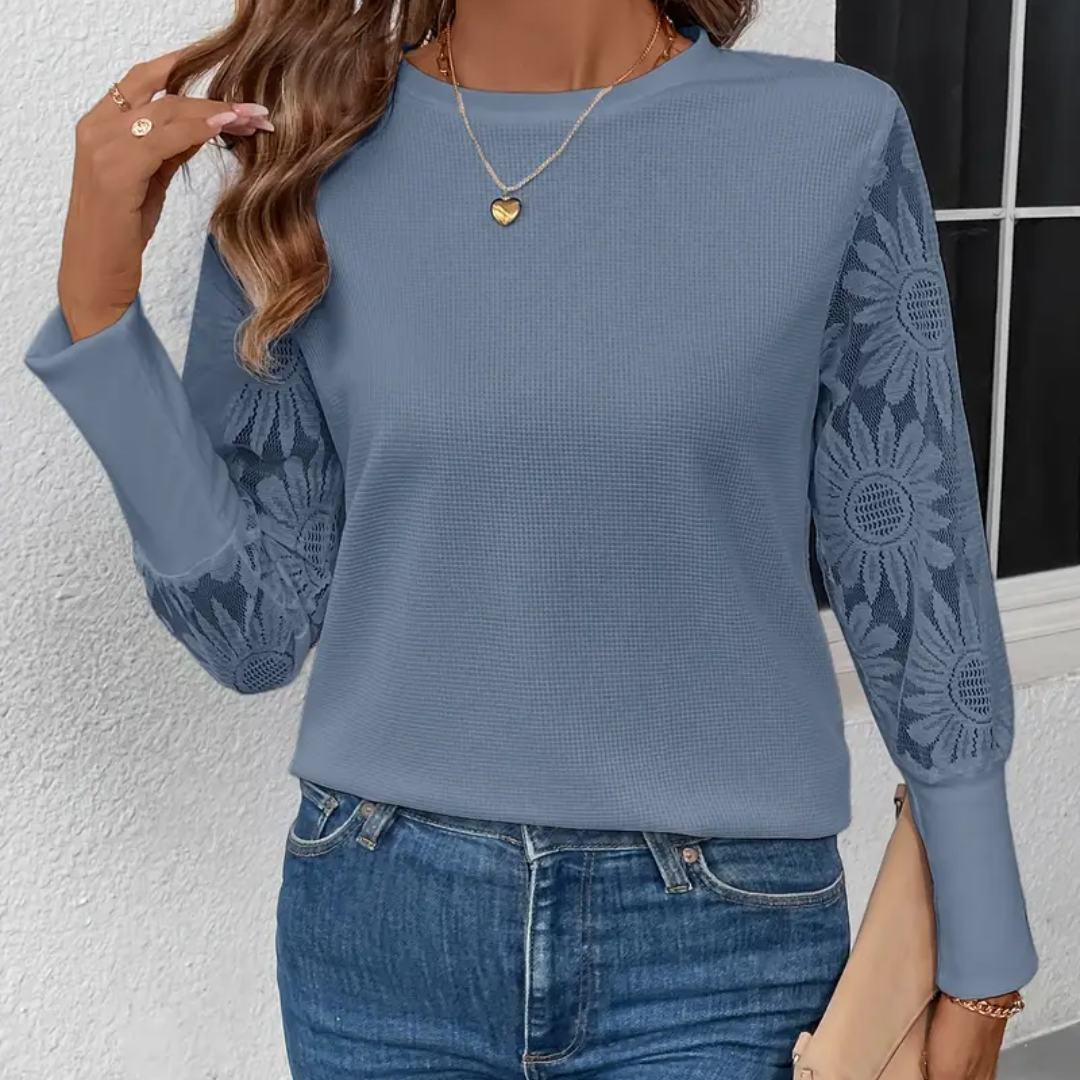 Franka™|Top mit Spitzendetails