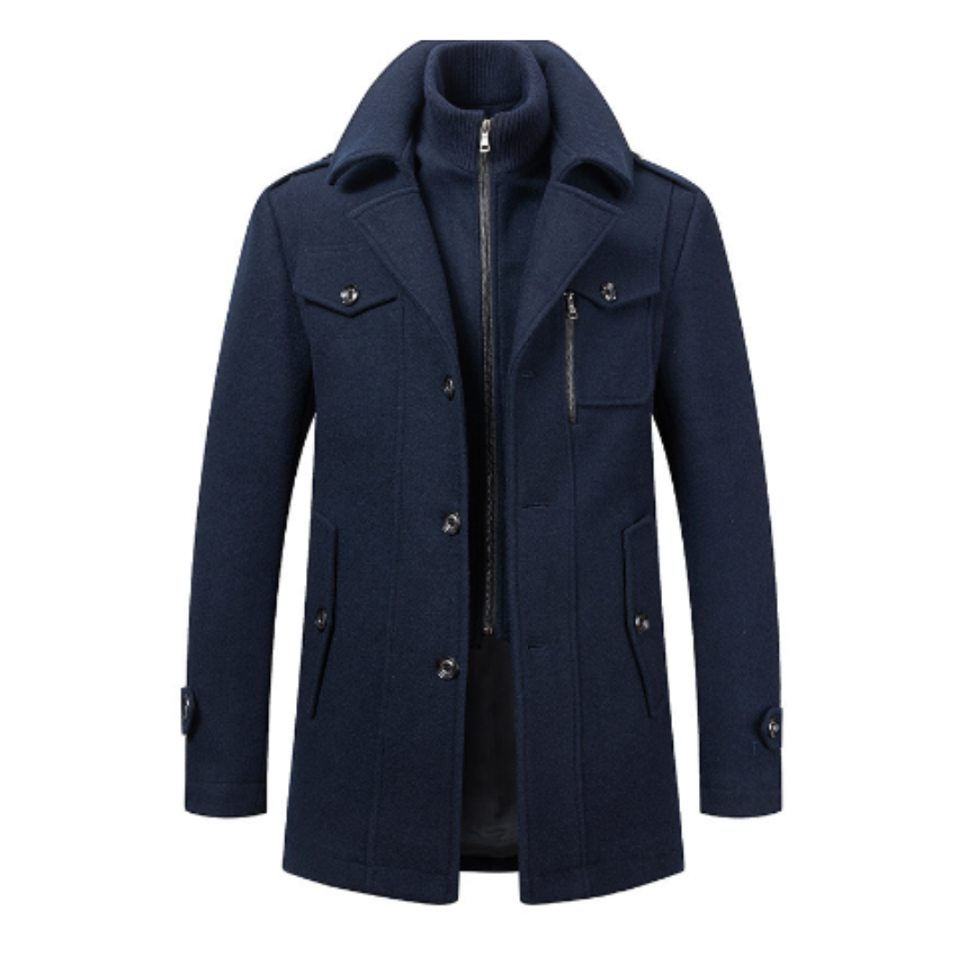 Lorenzo™ | Luxuriöser Stilvoller Trenchcoat mit Doppelkragen