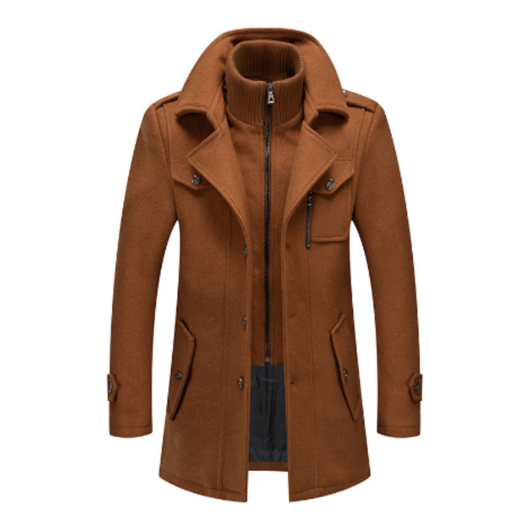 Lorenzo™ | Luxuriöser Stilvoller Trenchcoat mit Doppelkragen
