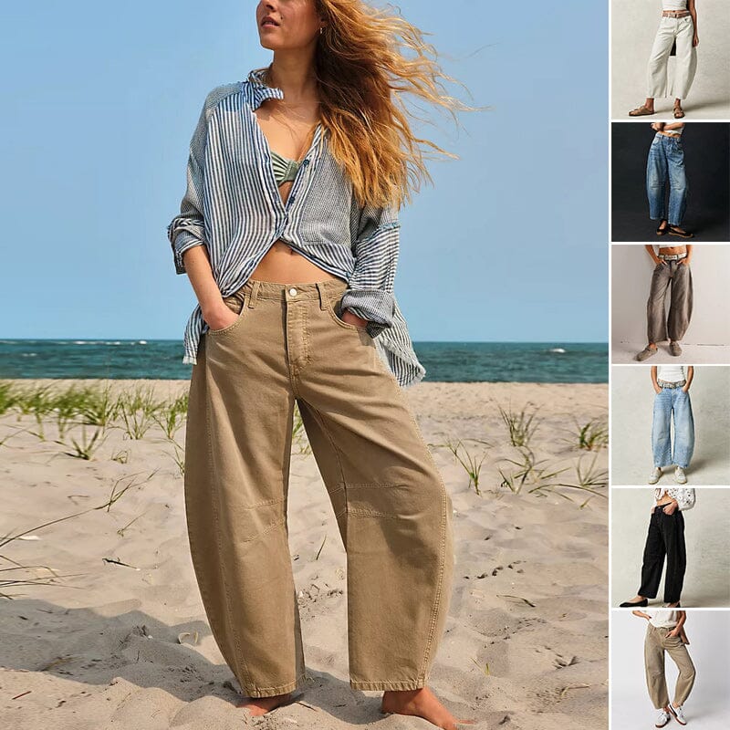 Lisa™ | Lockere Jeans im Barrel-Fit-Design