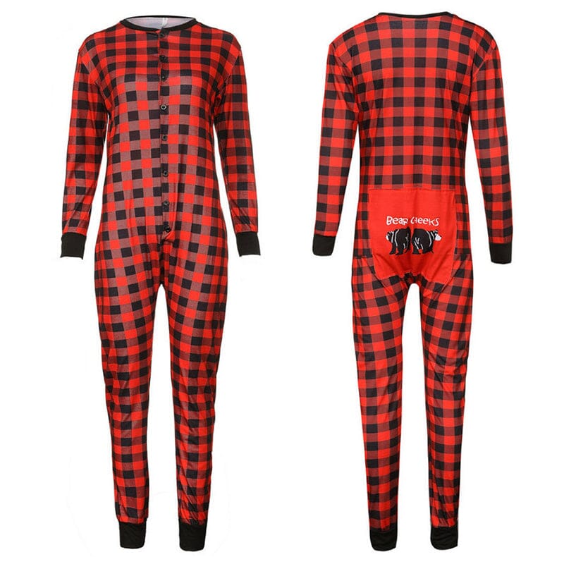 Luis™ | Karierter Pyjama-Einteiler