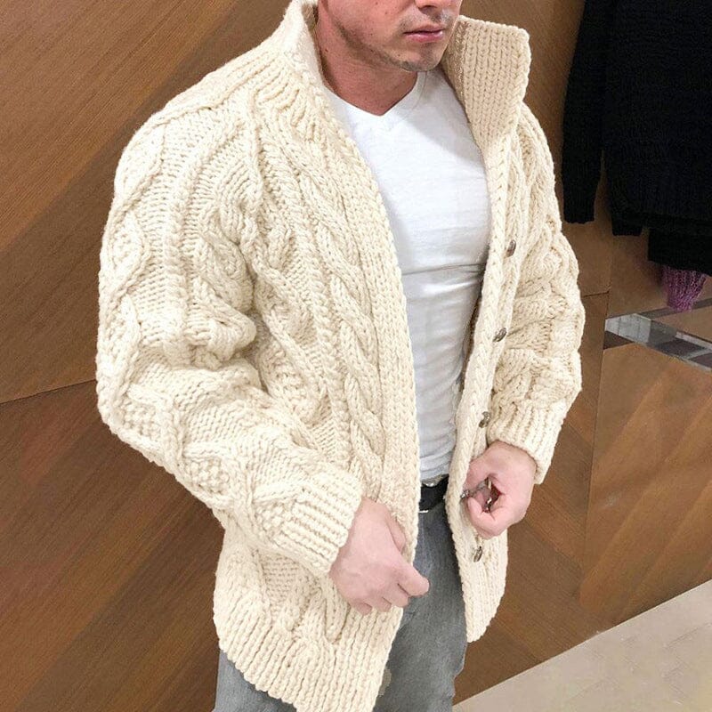 Lukas™ | Strickjacke mit einreihigem Kragen