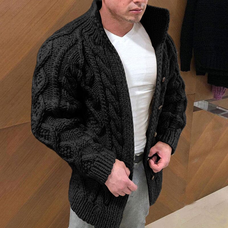 Lukas™ | Strickjacke mit einreihigem Kragen