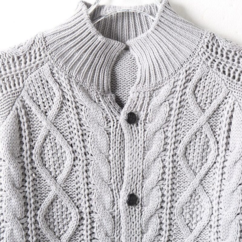 Lukas™ | Strickjacke mit einreihigem Kragen
