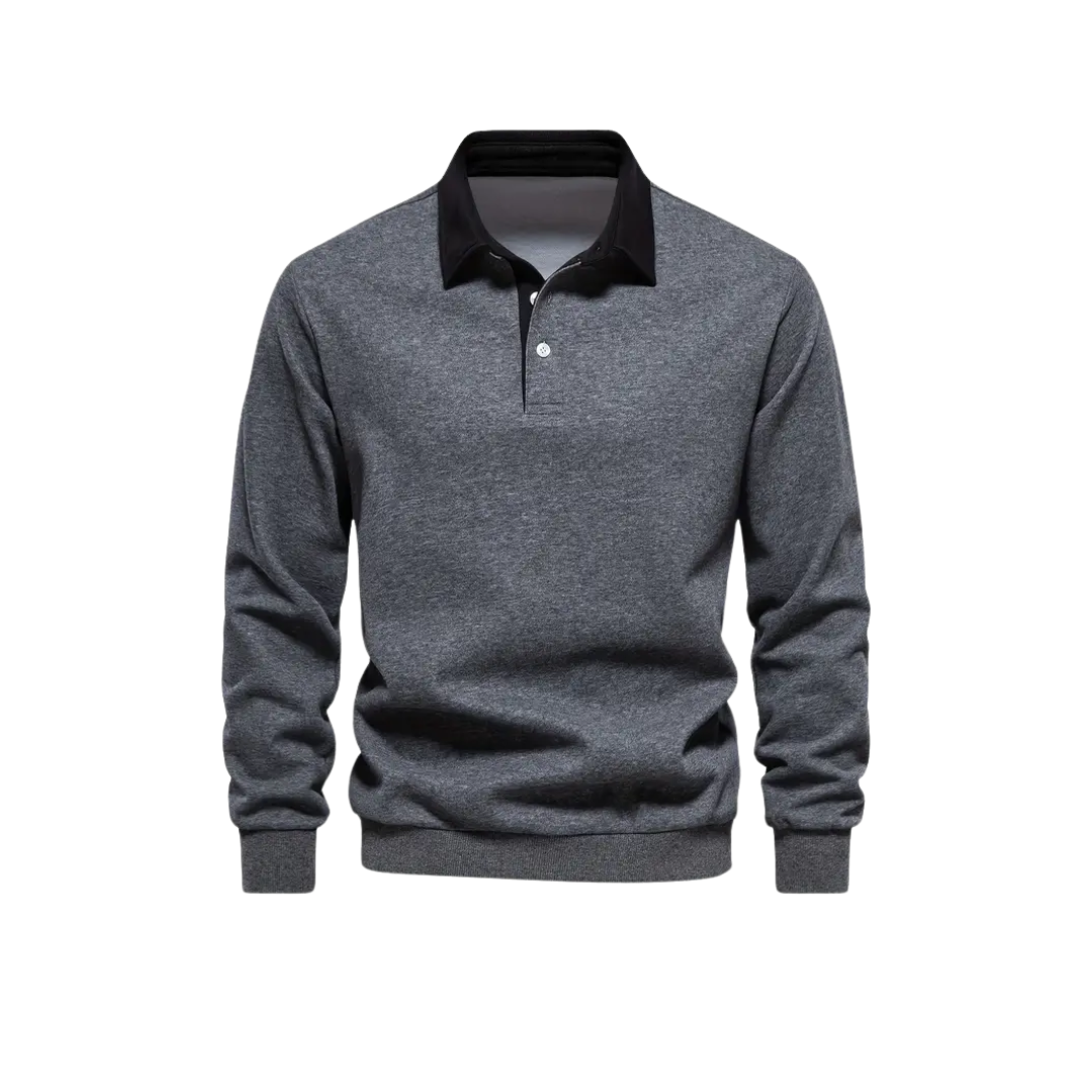 Klaus™｜klassisches Polo Sweatshirt