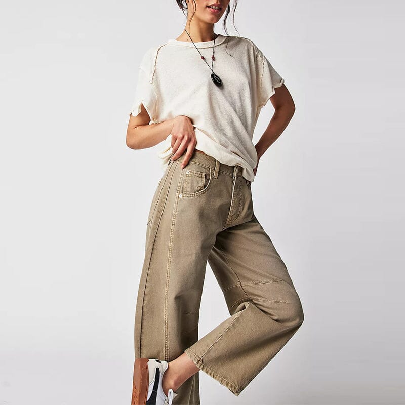 Lisa™ | Lockere Jeans im Barrel-Fit-Design