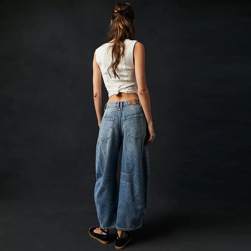Lisa™ | Lockere Jeans im Barrel-Fit-Design