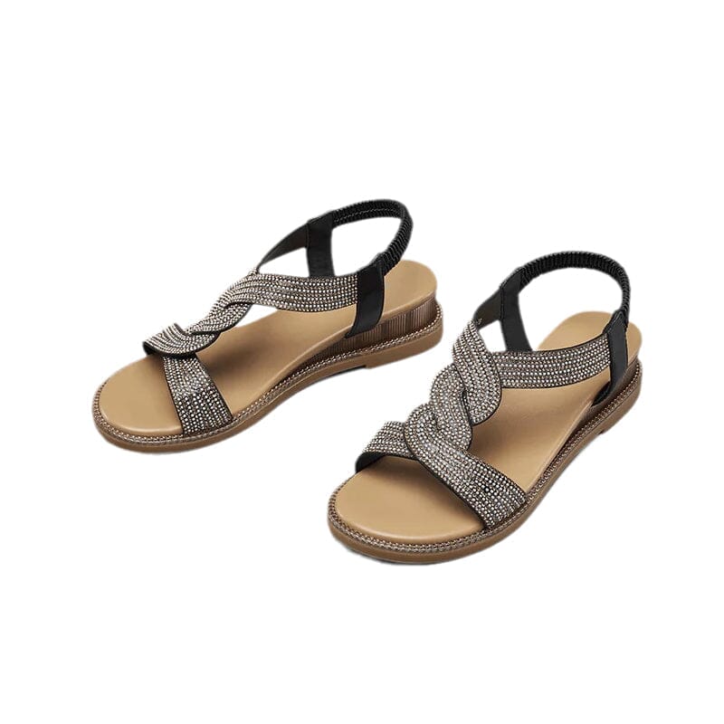 Clara™ | Rutschfeste Schuhe mit weicher Sohle und Strasssteinen am Absatz