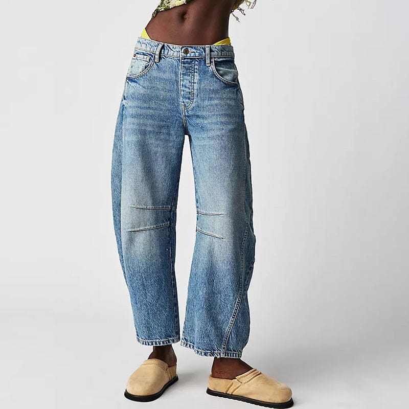 Lisa™ | Lockere Jeans im Barrel-Fit-Design