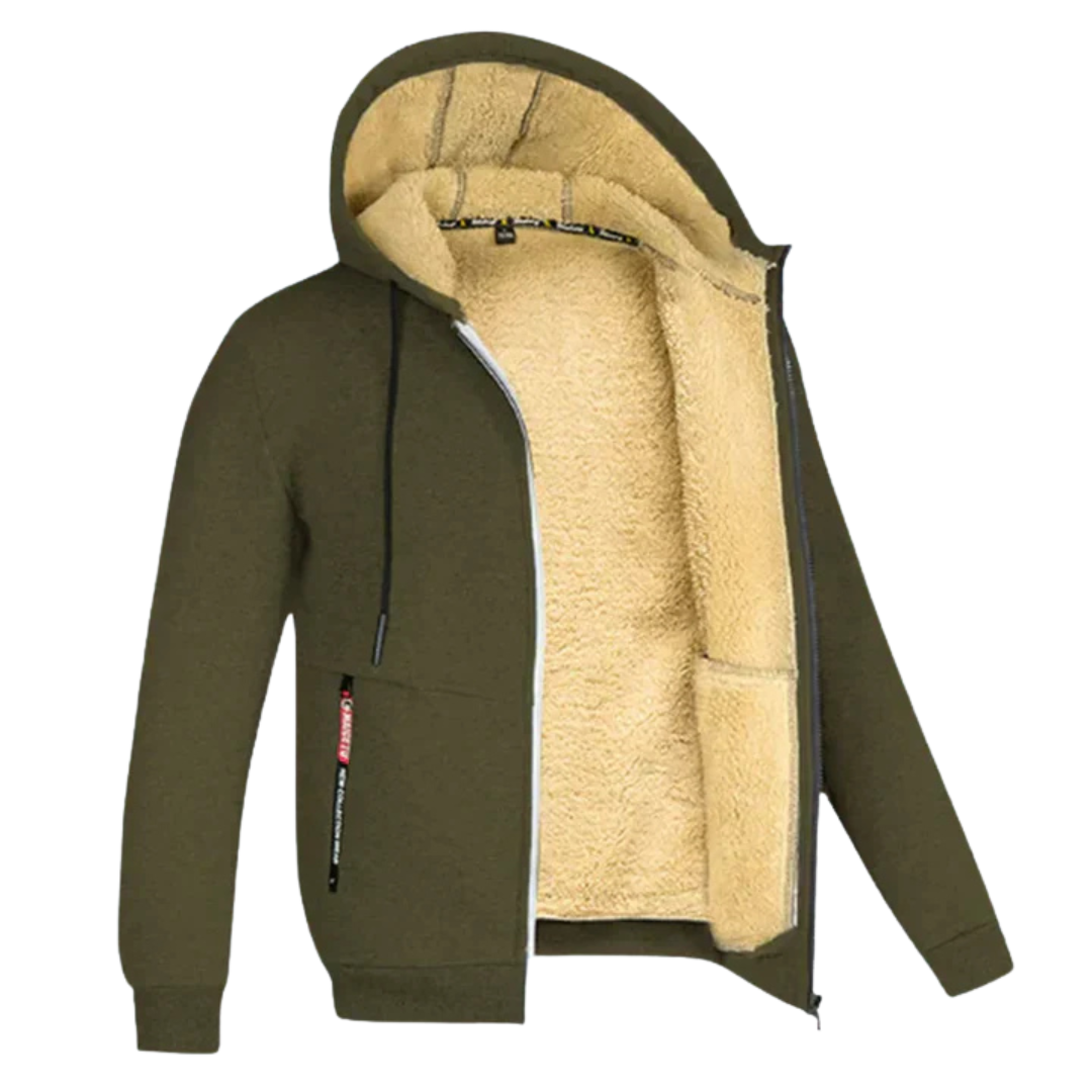 Hans™｜Jacke mit Kapuze und Fleece