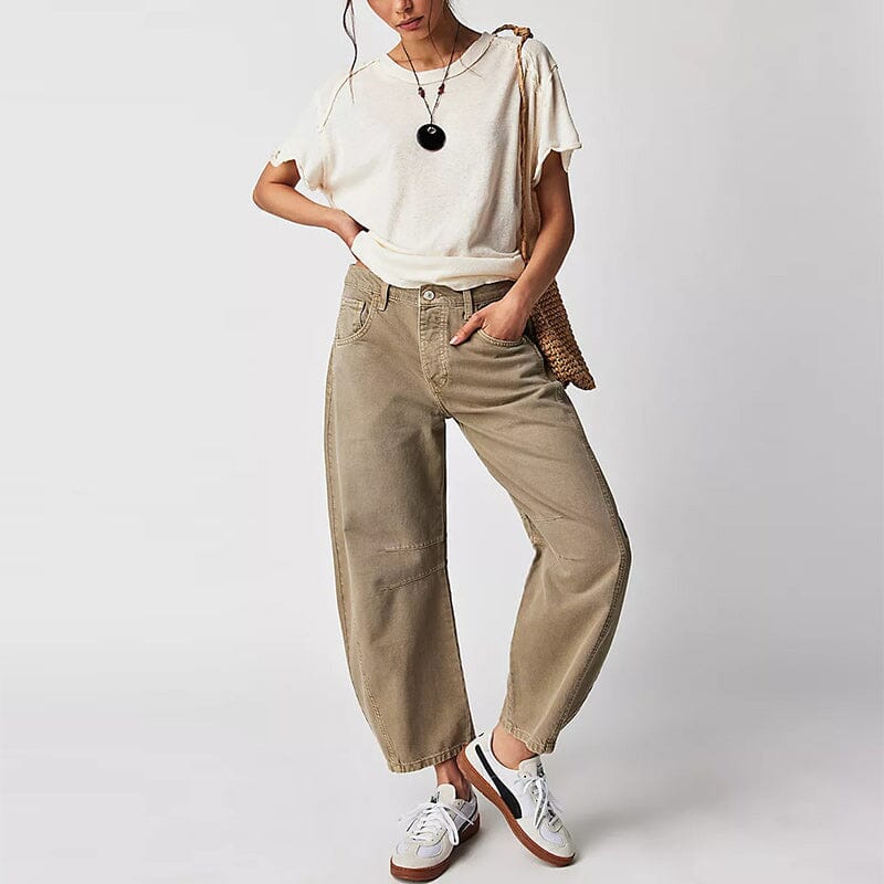 Lisa™ | Lockere Jeans im Barrel-Fit-Design
