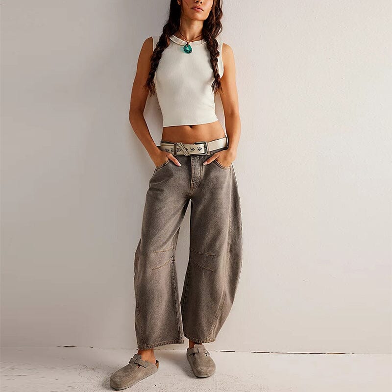 Lisa™ | Lockere Jeans im Barrel-Fit-Design