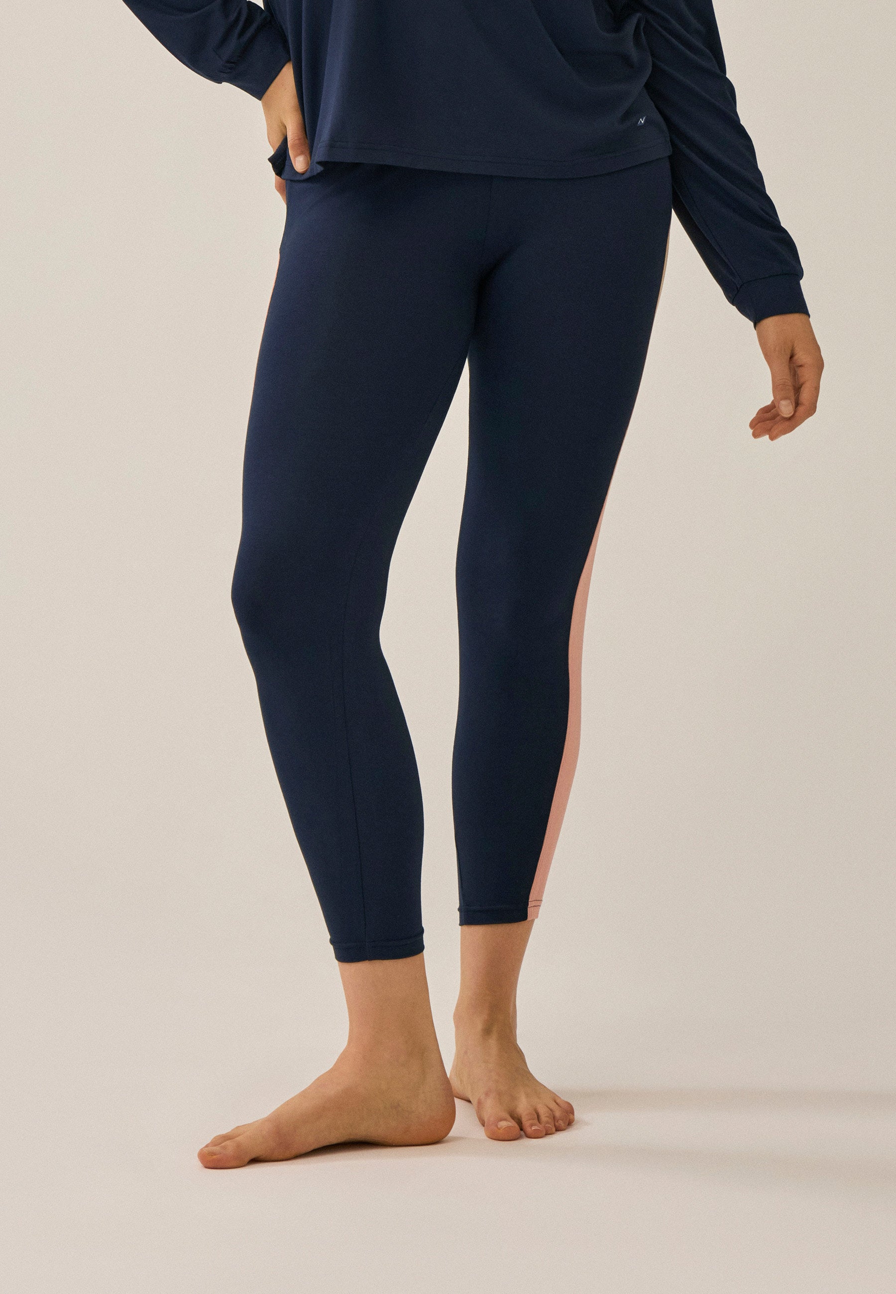 Tessa™ | Leggings mit Mesh-Einsatz - Dunkelblau
