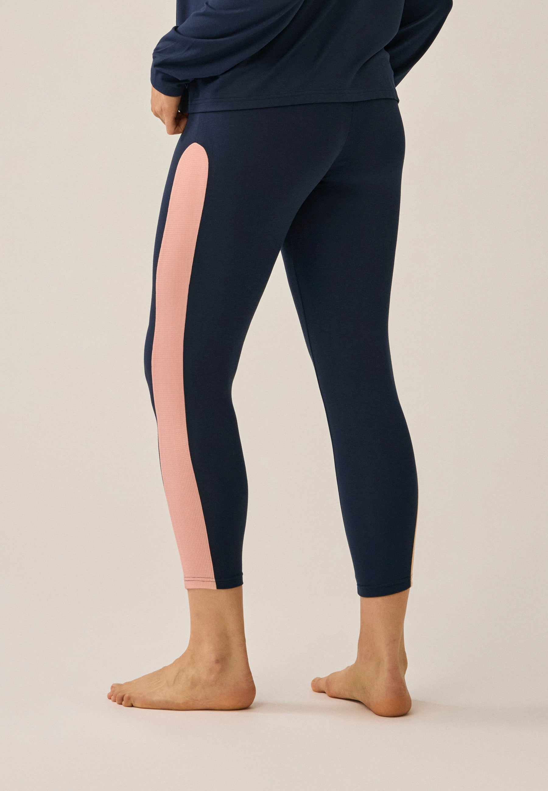 Tessa™ | Leggings mit Mesh-Einsatz - Dunkelblau