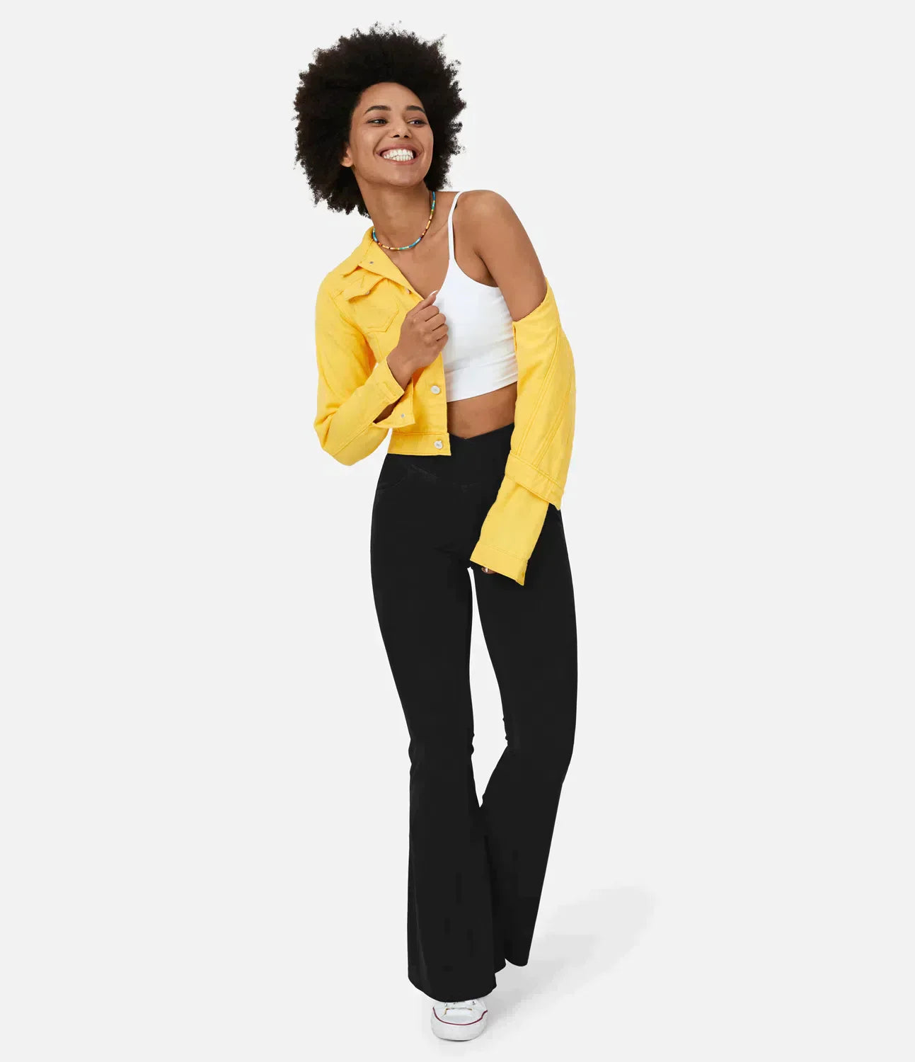 Carolin™ | Dehnbare Röhrenjeans mit hoher Taille