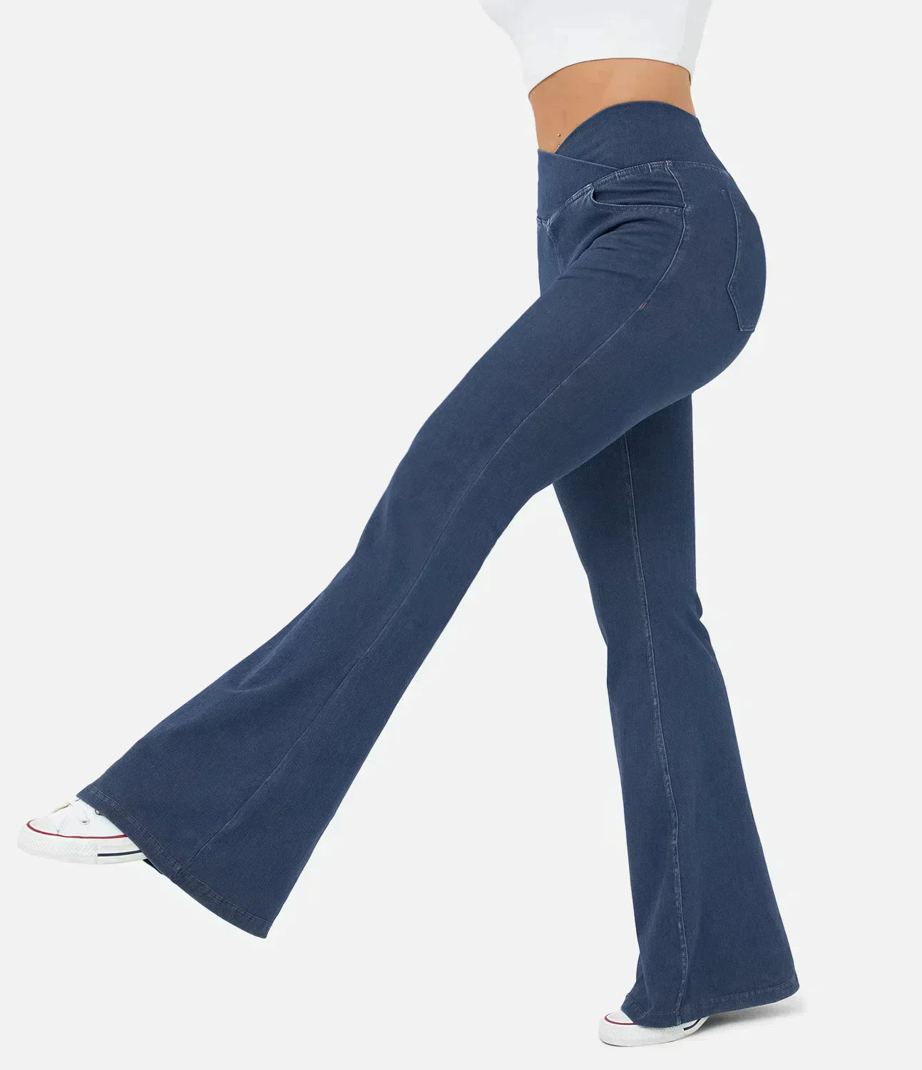 Carolin™ | Dehnbare Röhrenjeans mit hoher Taille