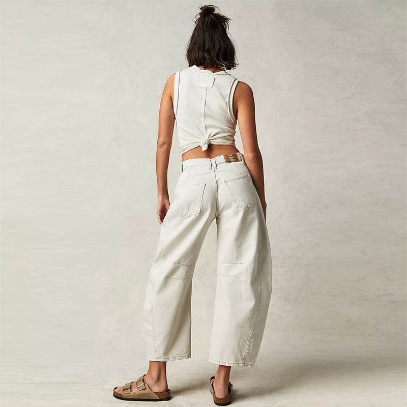 Lisa™ | Lockere Jeans im Barrel-Fit-Design