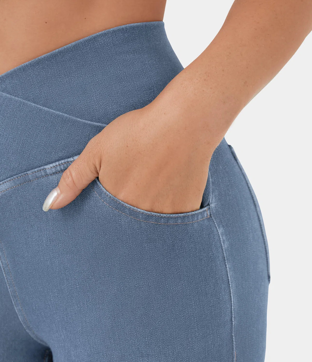 Carolin™ | Dehnbare Röhrenjeans mit hoher Taille