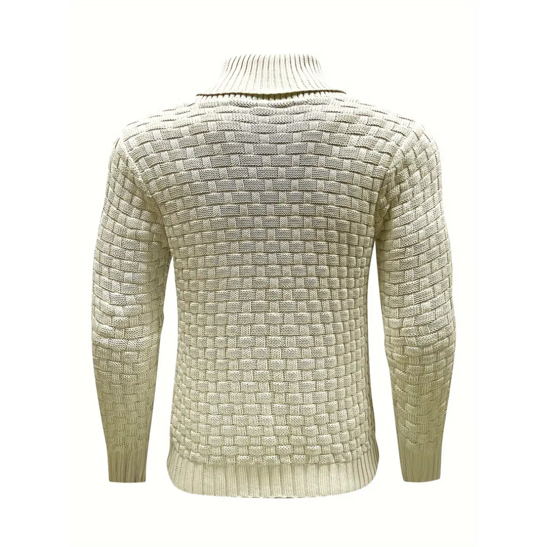 Emanuel™｜Pullover mit Knopfdetails am Kragen