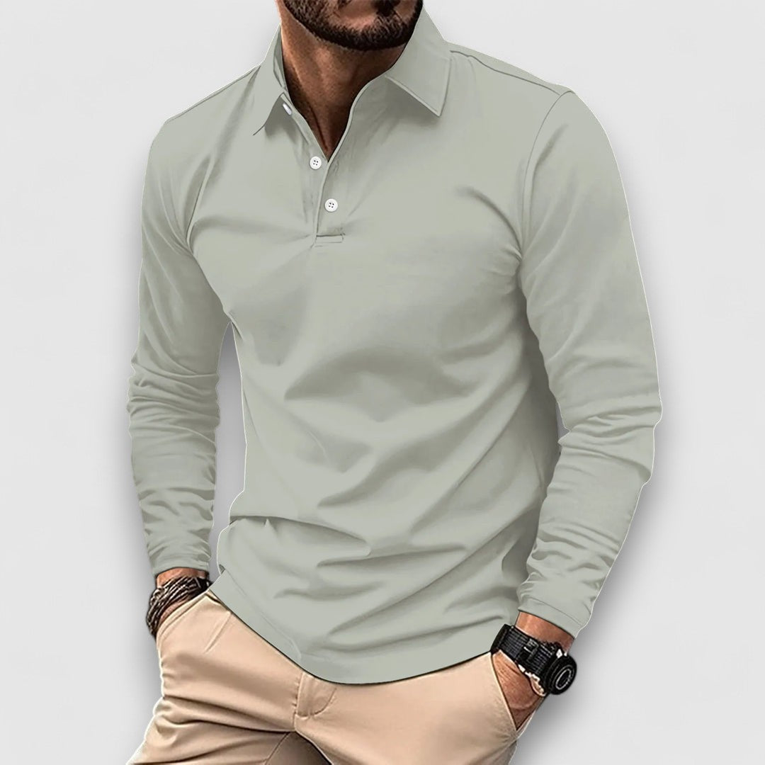 Wilhelm™｜Polo mit langen Ärmeln