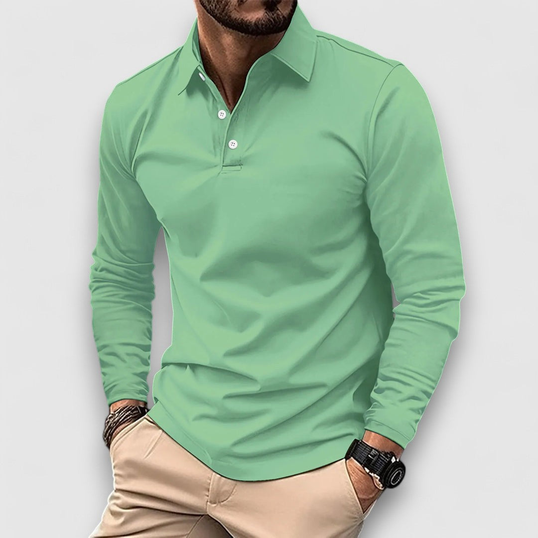 Wilhelm™｜Polo mit langen Ärmeln
