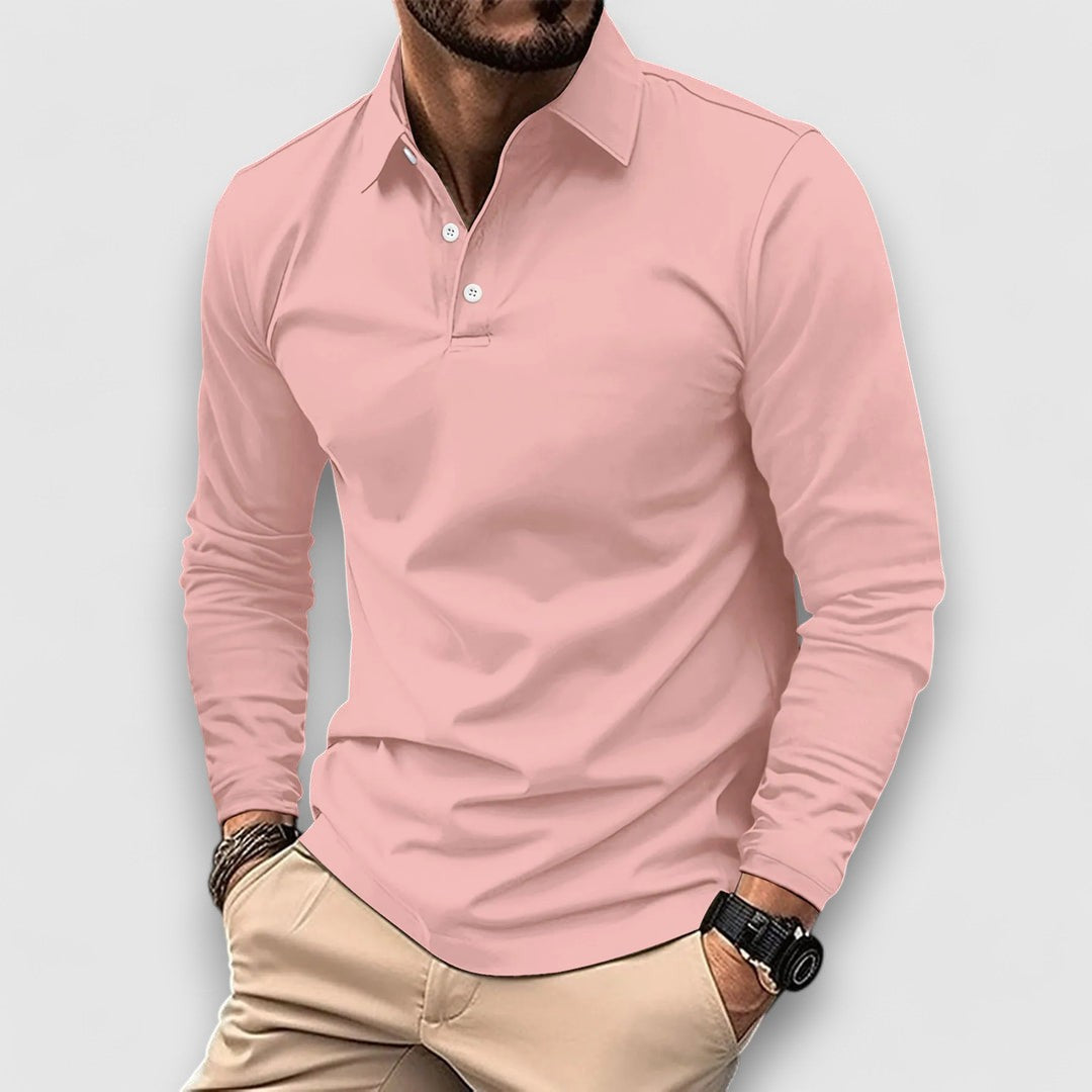 Wilhelm™｜Polo mit langen Ärmeln