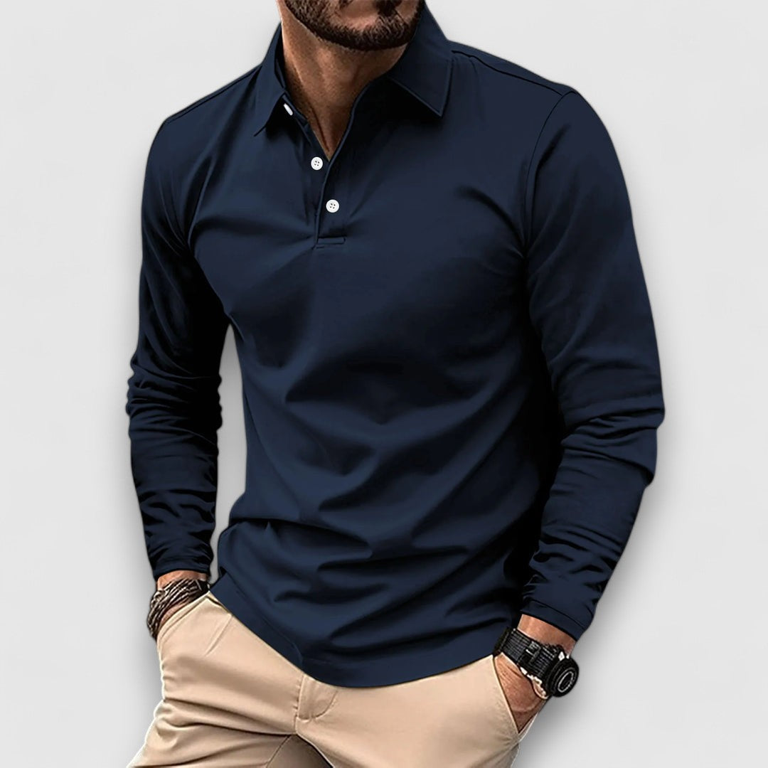 Wilhelm™｜Polo mit langen Ärmeln