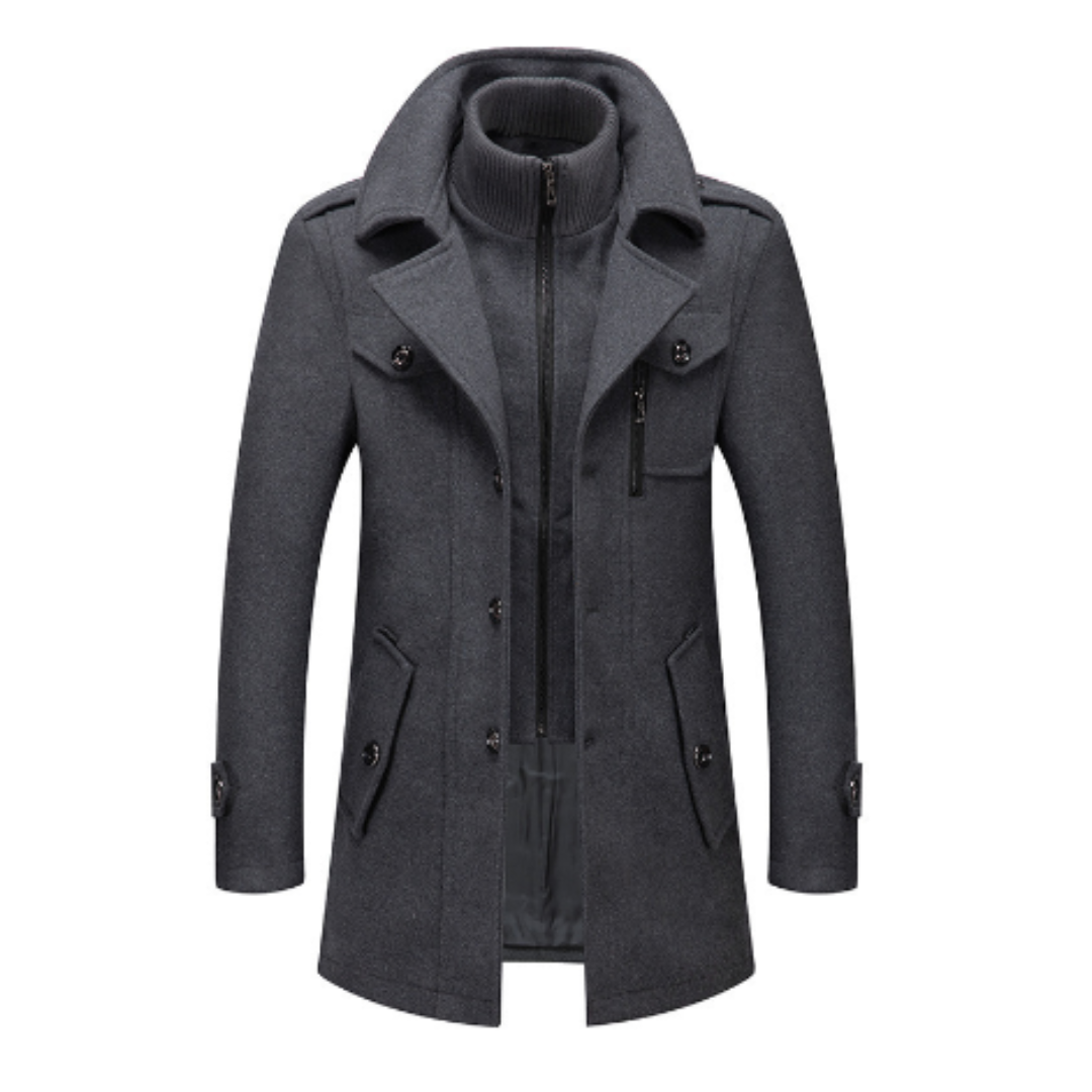 Lorenzo™ | Luxuriöser Stilvoller Trenchcoat mit Doppelkragen