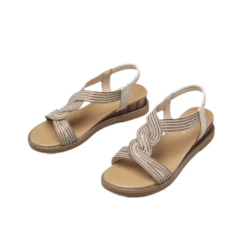 Clara™ | Rutschfeste Schuhe mit weicher Sohle und Strasssteinen am Absatz