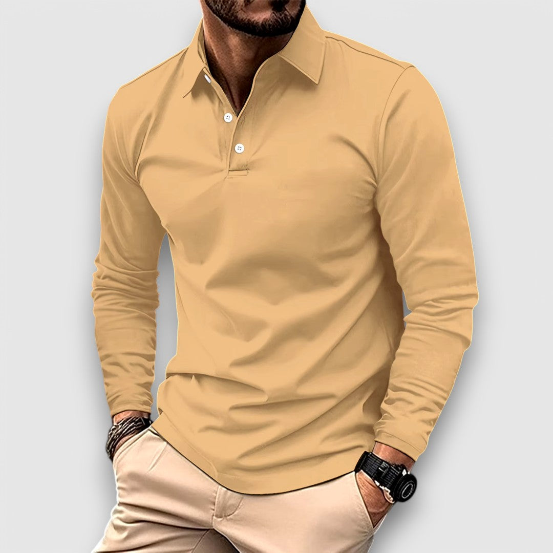 Wilhelm™｜Polo mit langen Ärmeln