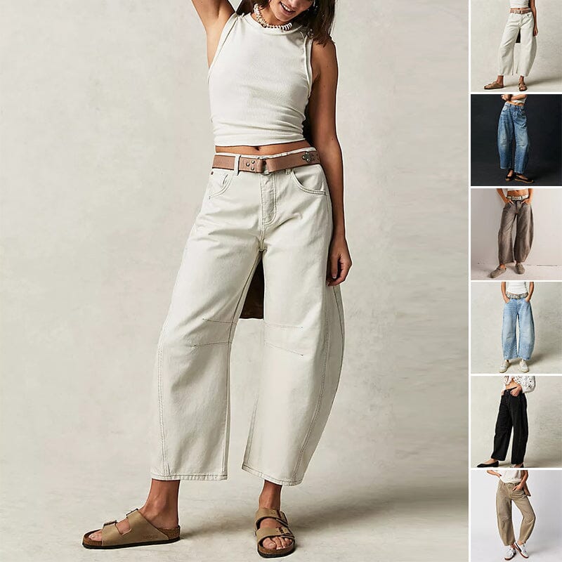 Lisa™ | Lockere Jeans im Barrel-Fit-Design