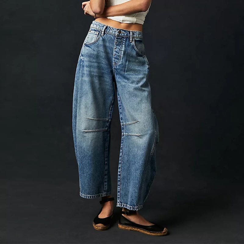 Lisa™ | Lockere Jeans im Barrel-Fit-Design